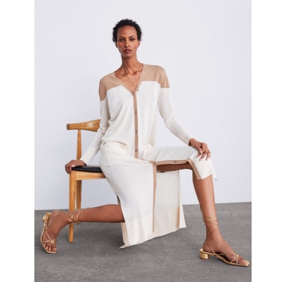 🚫SOLD🚫[ZARA] GORGEOUS LONG KNIT CARDIGAN - Picture 7 of 8